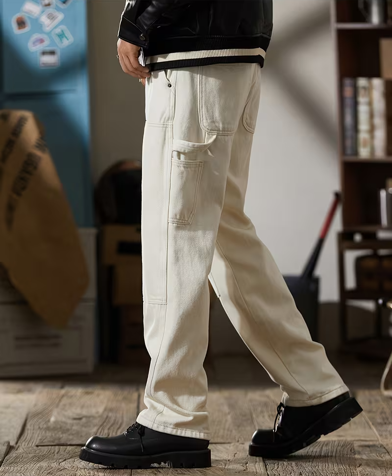 Men’s Multi-Pocket Straight Leg Pants