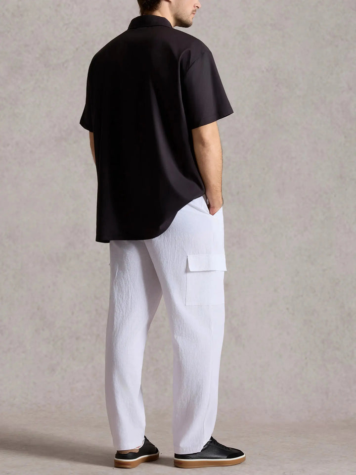 Men’s Basic 50s Style Bowling Short Sleeve Shirt