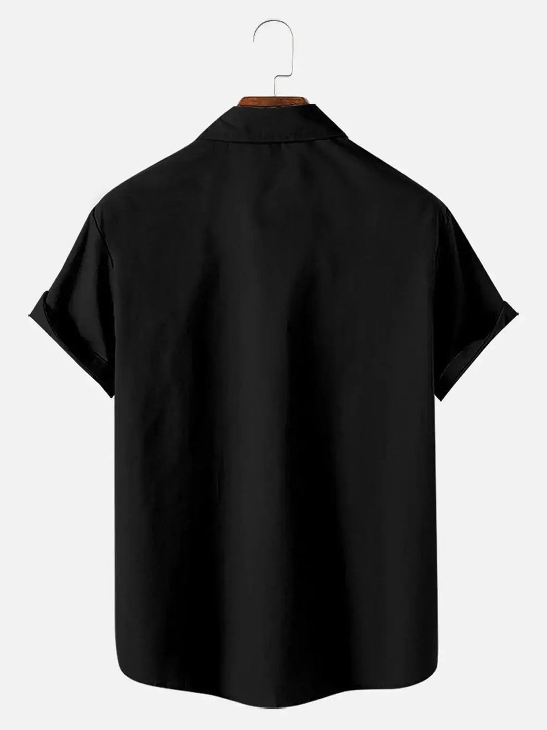 Men’s Classic Striped Bowling Style Short Sleeve Shirt