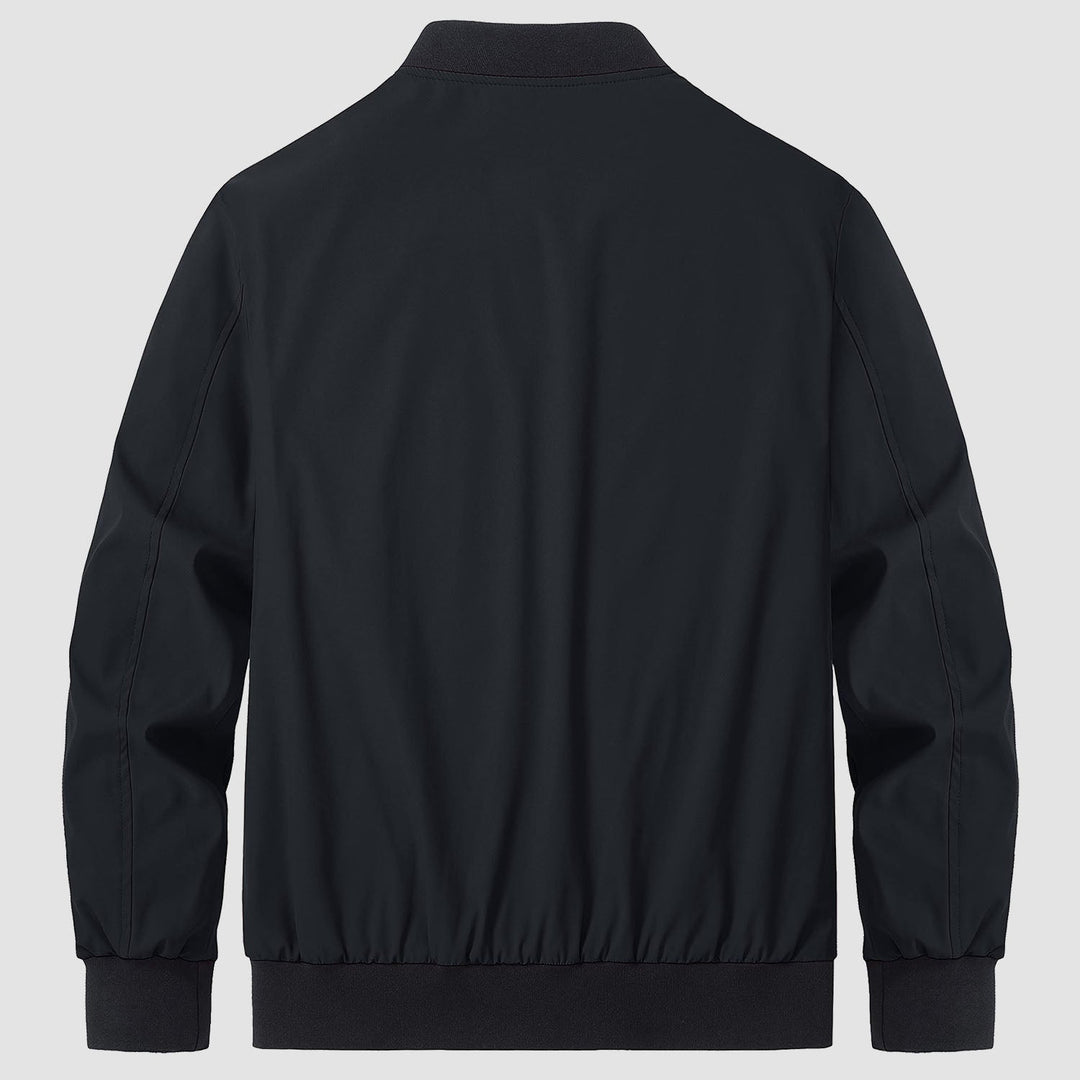 Men’s Full-Zip Bomber Windbreaker Jacket