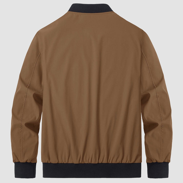 Men’s Full-Zip Bomber Windbreaker Jacket
