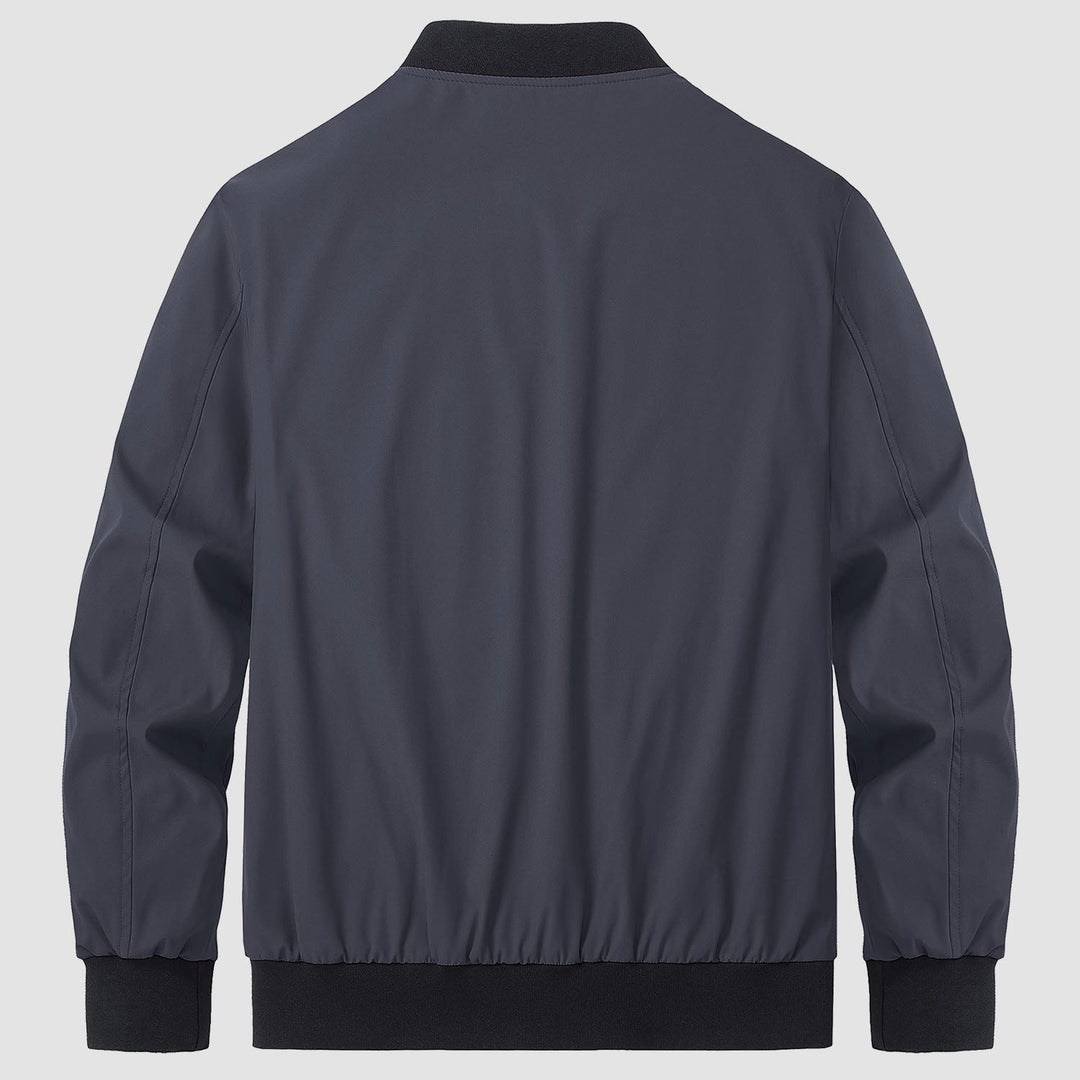 Men’s Full-Zip Bomber Windbreaker Jacket