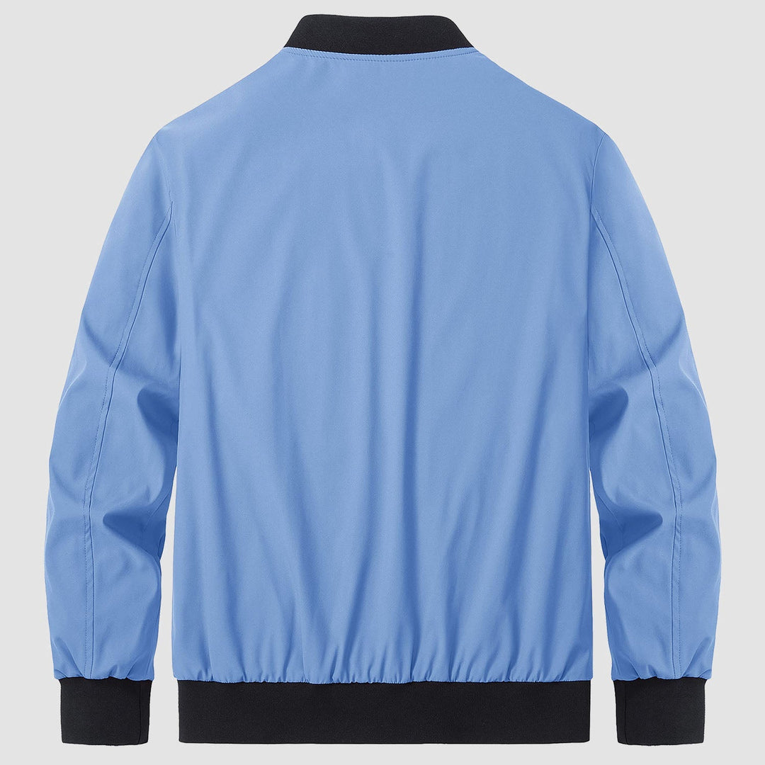 Men’s Full-Zip Bomber Windbreaker Jacket