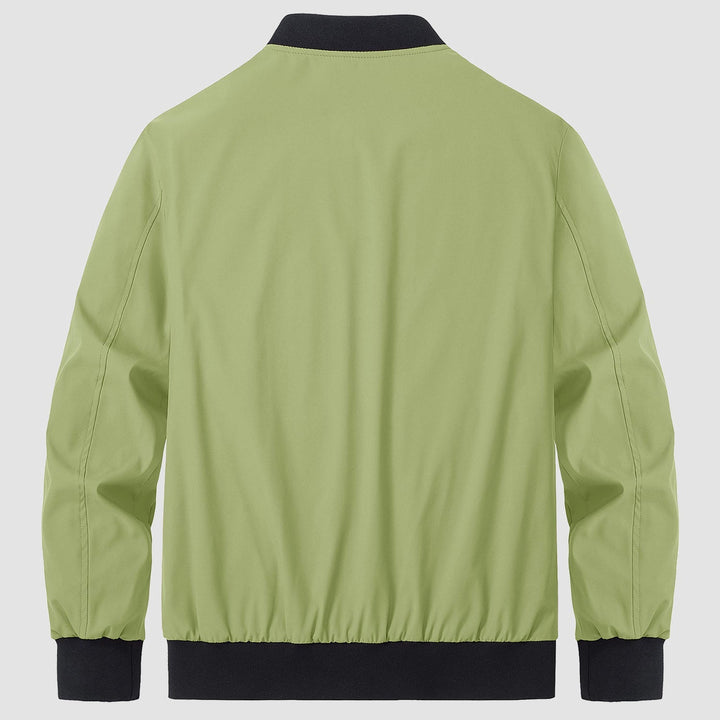 Men’s Full-Zip Bomber Windbreaker Jacket