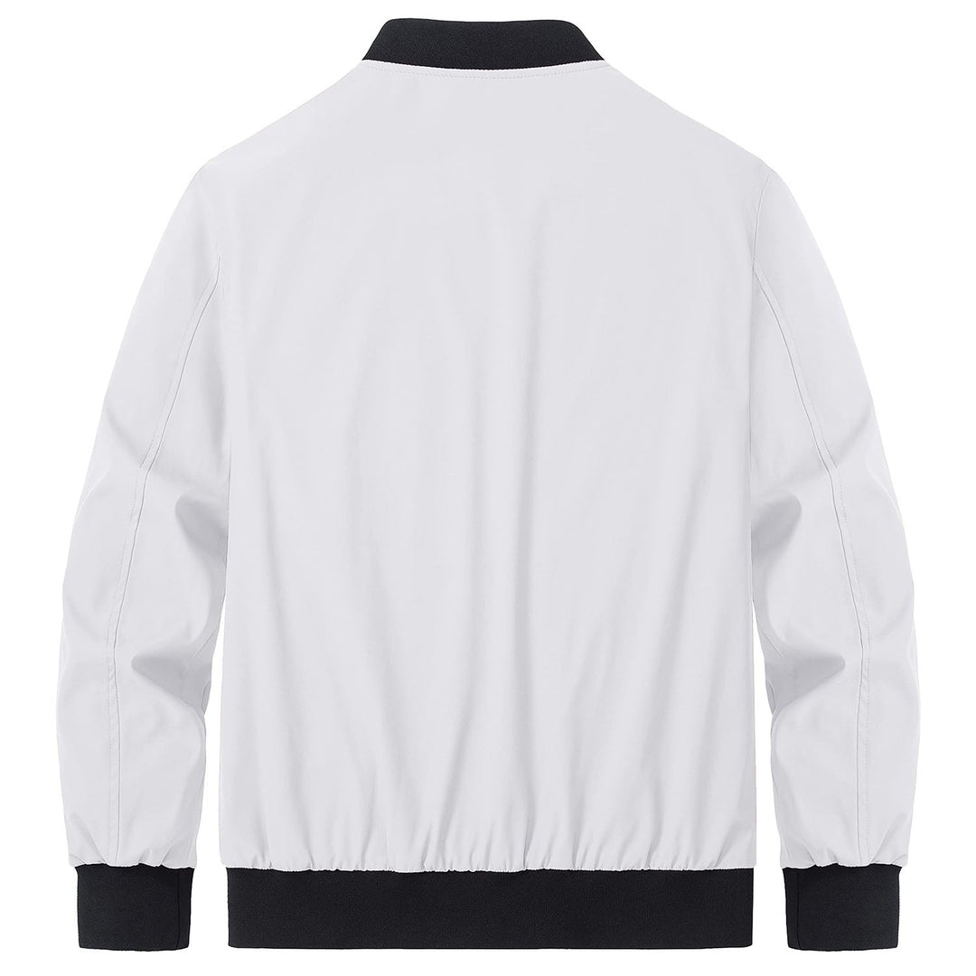 Men’s Full-Zip Bomber Windbreaker Jacket