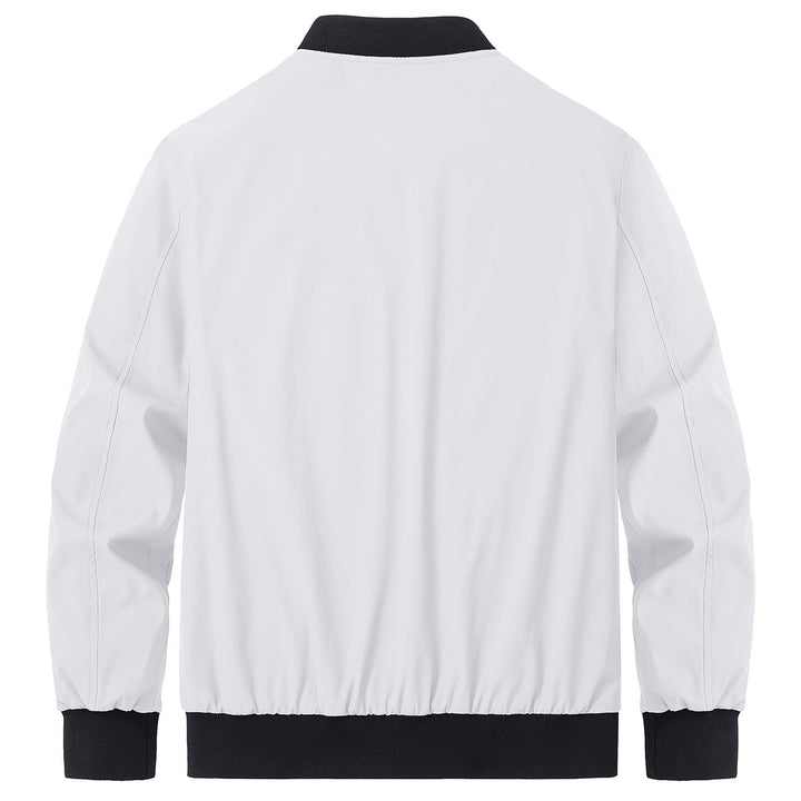 Men’s Full-Zip Bomber Windbreaker Jacket