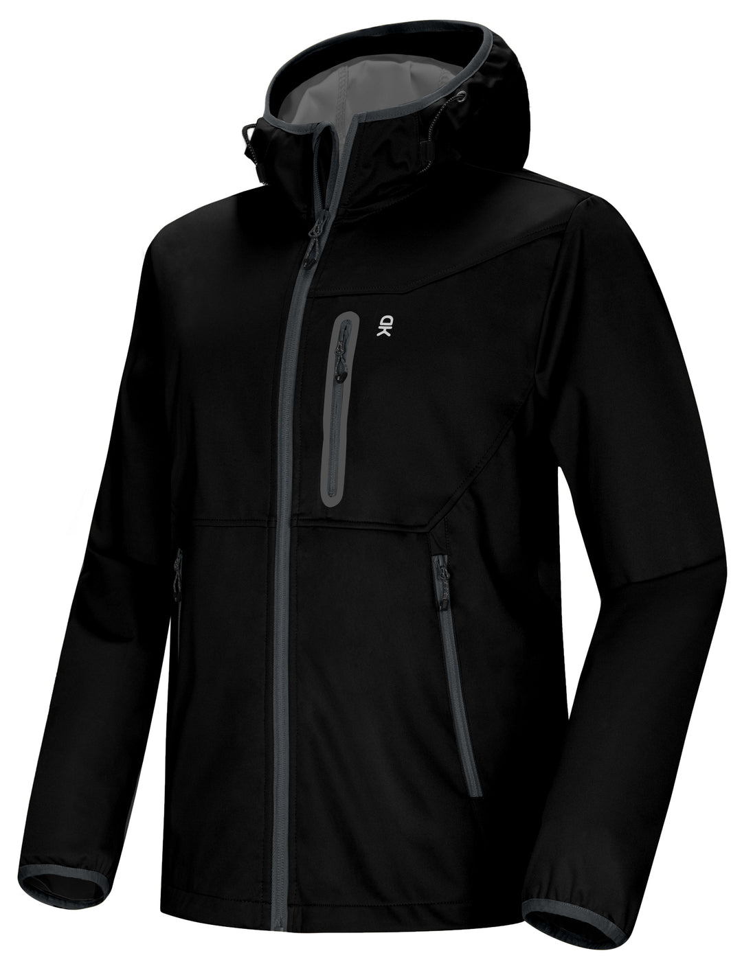 Men’s Hooded Zip-Front Hiking Jacket