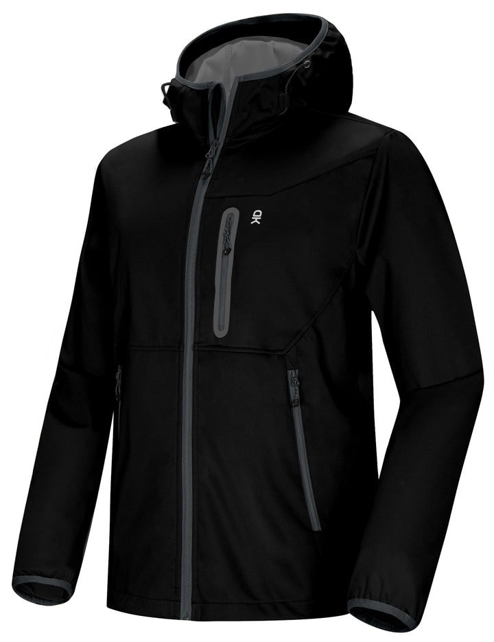 Men’s Hooded Zip-Front Hiking Jacket