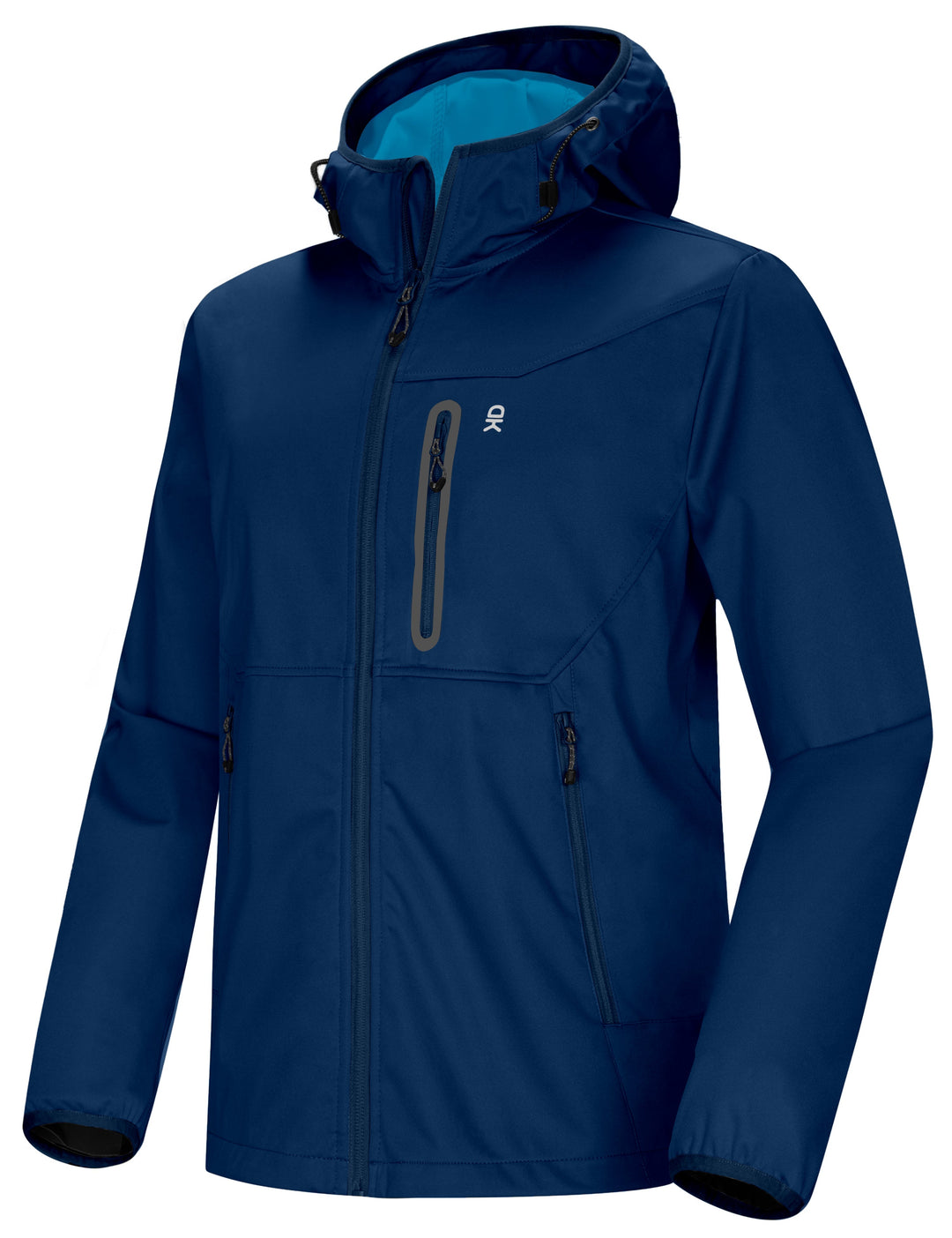 Men’s Hooded Zip-Front Hiking Jacket
