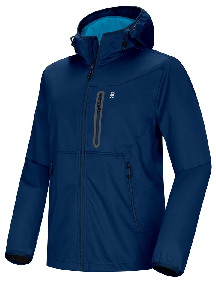 Men’s Hooded Zip-Front Hiking Jacket