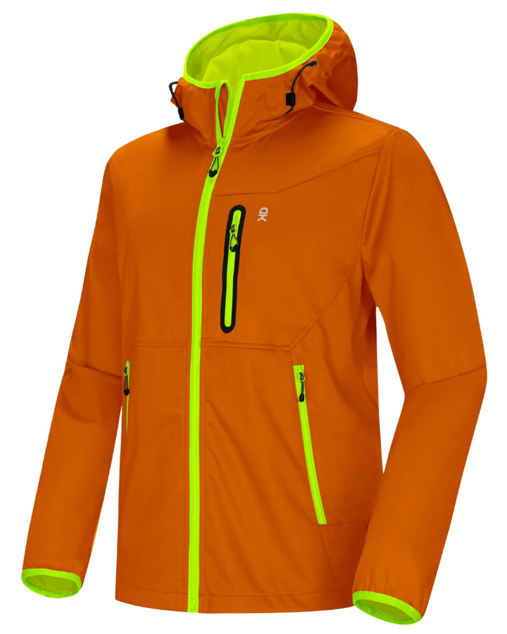 Men’s Hooded Zip-Front Hiking Jacket
