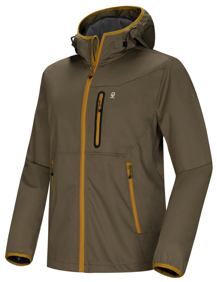 Men’s Hooded Zip-Front Hiking Jacket