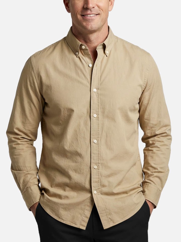 Men’s Button Down Shirt With Long Sleeves