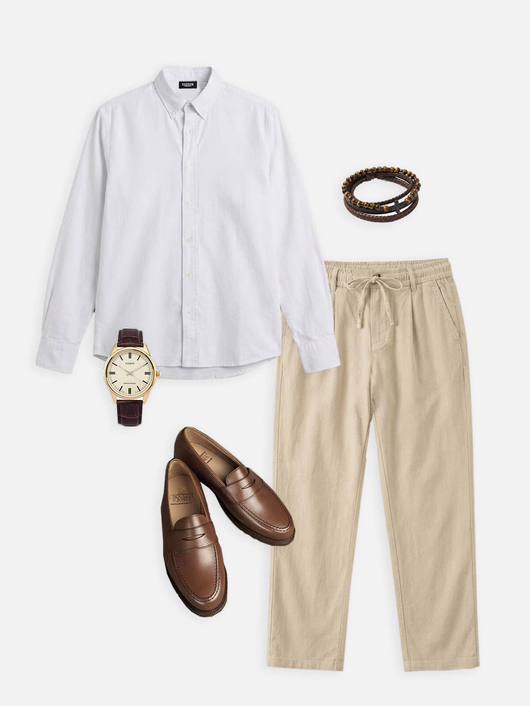 Men’s Button Down Shirt With Long Sleeves