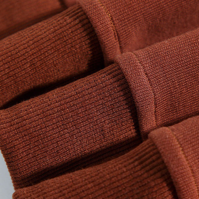 Men’s Long Sleeve Colour Block Polo Sweatshirt with Button Placket
