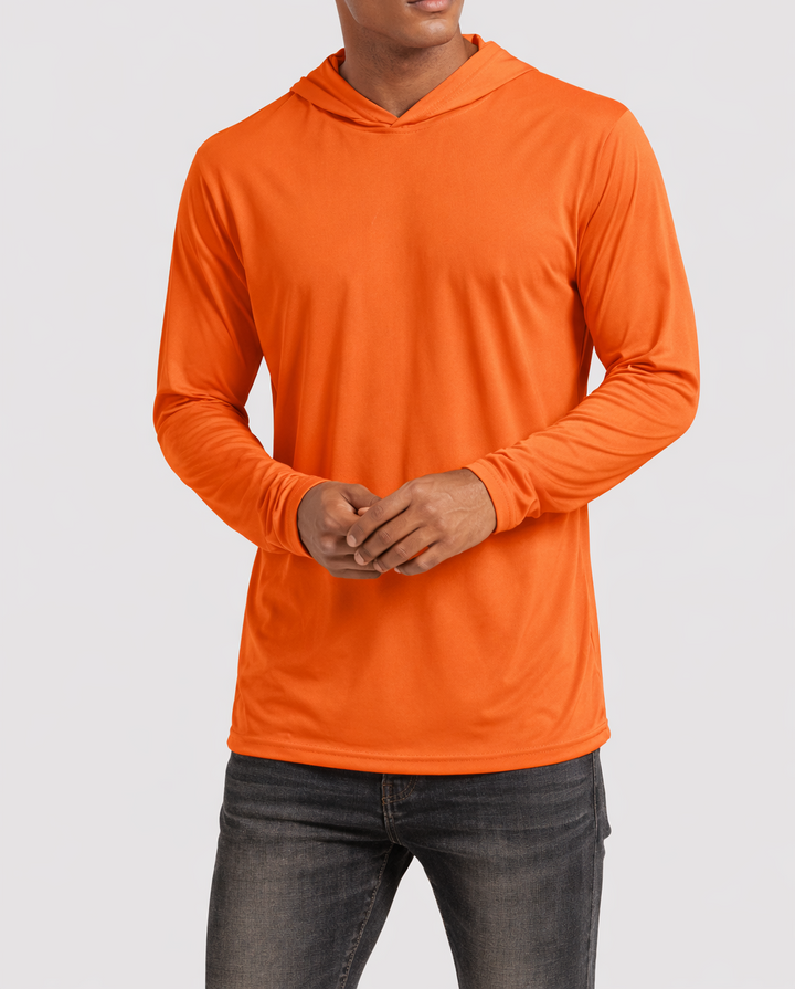 Men’s Long Sleeve Hooded T-Shirt