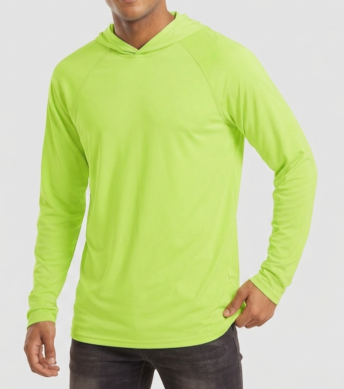 Men’s Long Sleeve Hooded T-Shirt