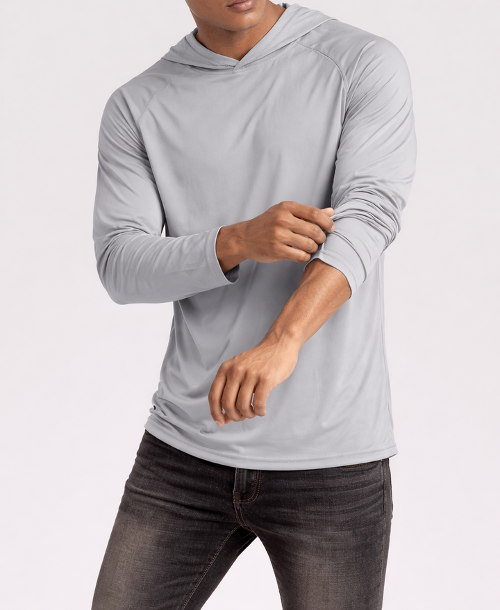 Men’s Long Sleeve Hooded T-Shirt