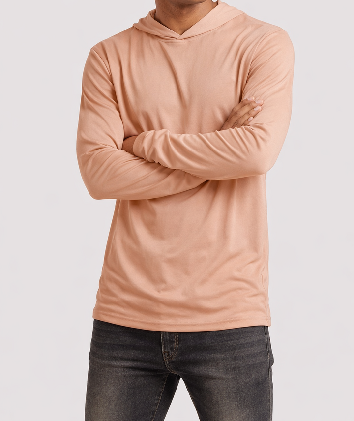 Men’s Long Sleeve Hooded T-Shirt