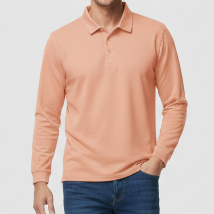 Men’s Long Sleeve Polo Shirt