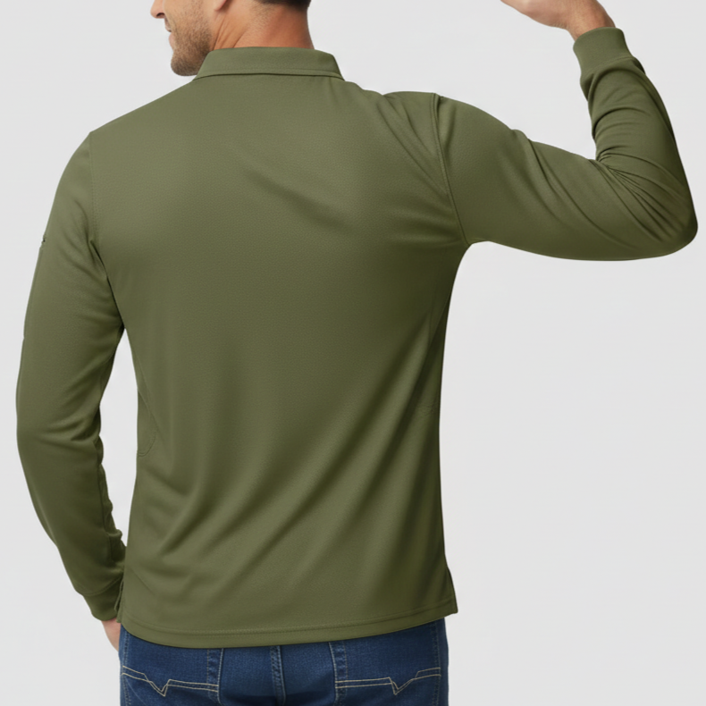 Men’s Long Sleeve Polo Shirt