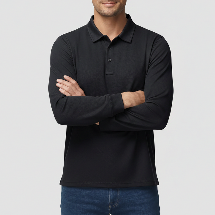 Men’s Long Sleeve Polo Shirt