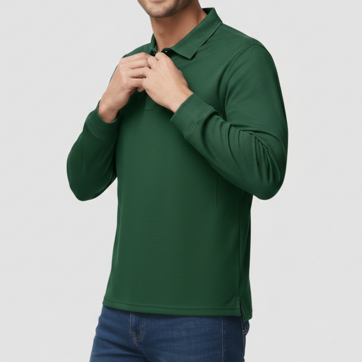 Men’s Long Sleeve Polo Shirt