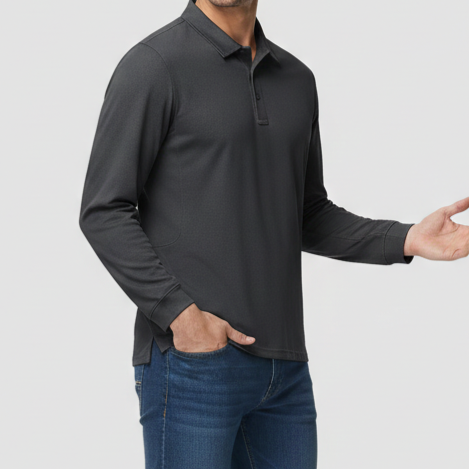 Men’s Long Sleeve Polo Shirt