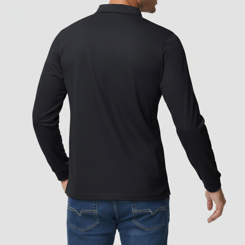 Men’s Long Sleeve Polo Shirt
