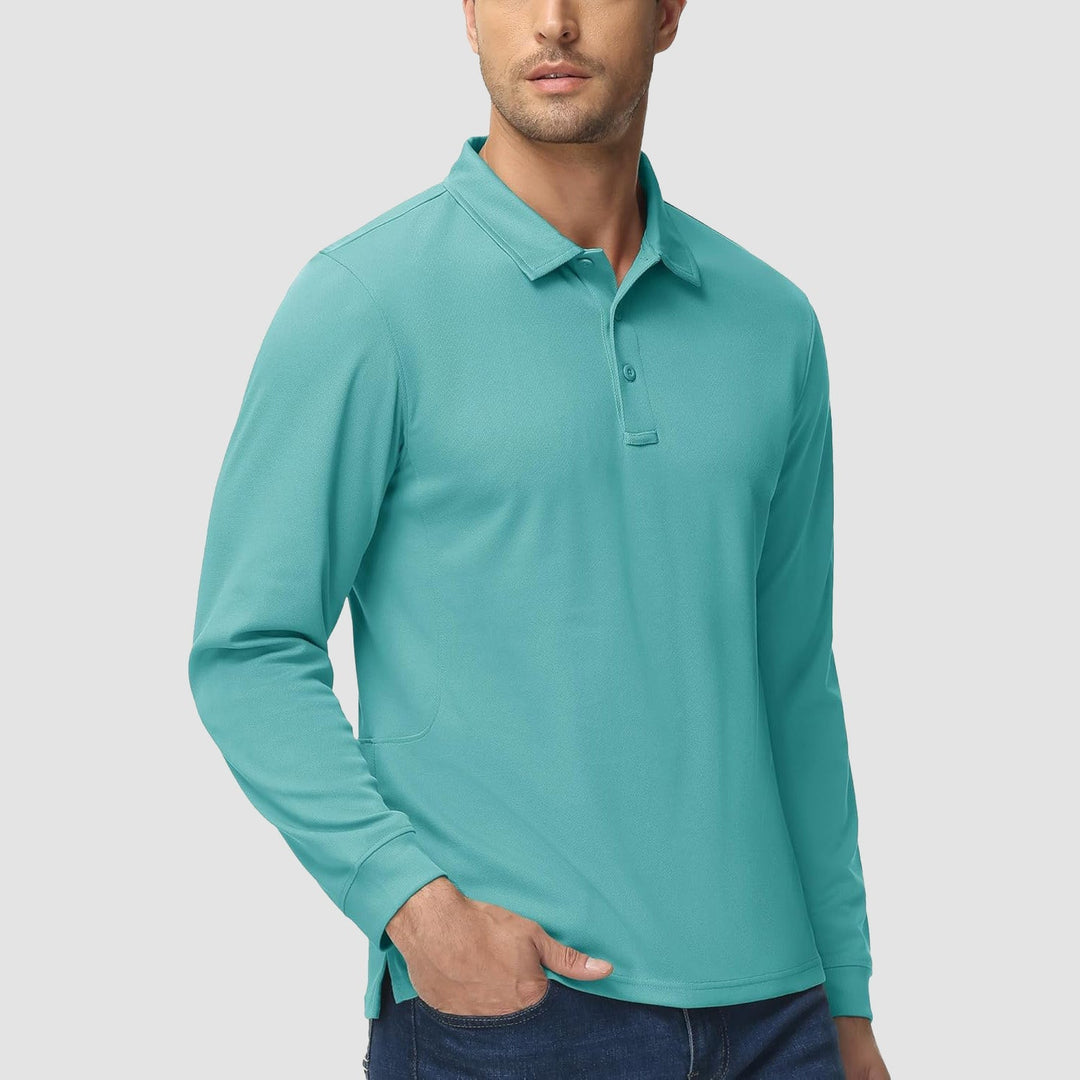 Men’s Long Sleeve Polo Shirt