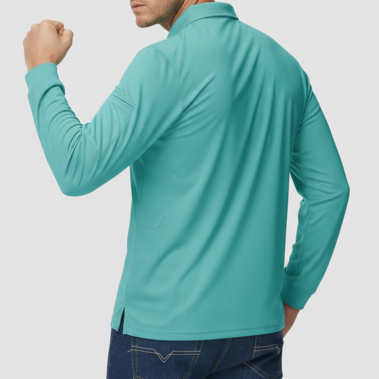 Men’s Long Sleeve Polo Shirt