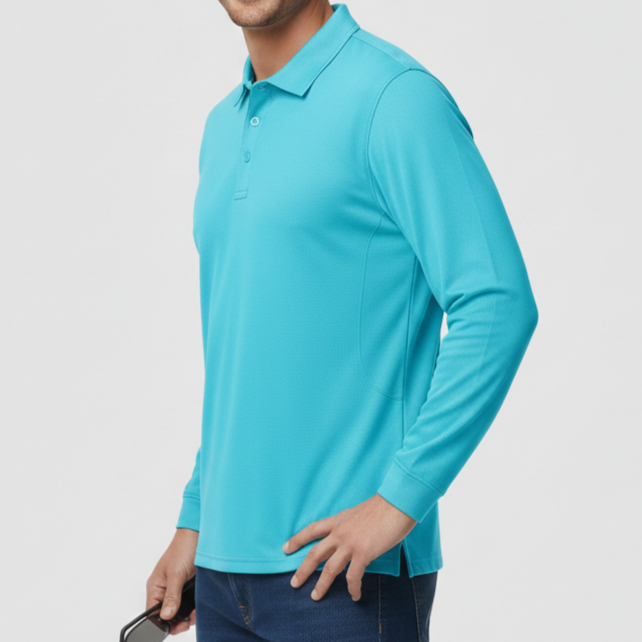 Men’s Long Sleeve Polo Shirt