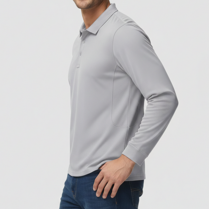 Men’s Long Sleeve Polo Shirt