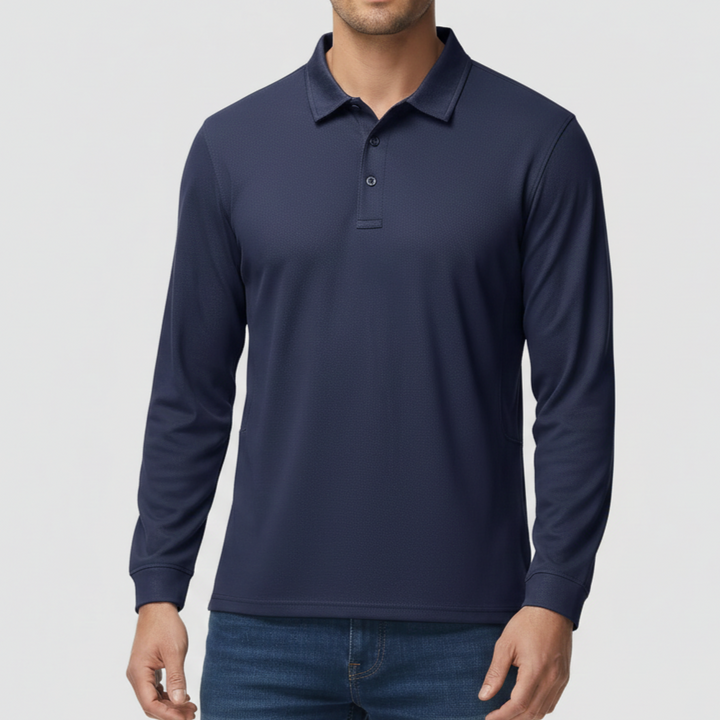 Men’s Long Sleeve Polo Shirt