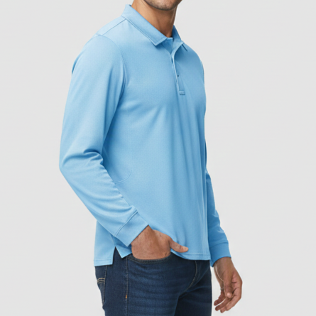 Men’s Long Sleeve Polo Shirt