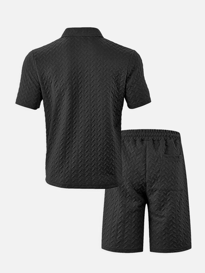 Men’s Polo Shirt & Shorts Set
