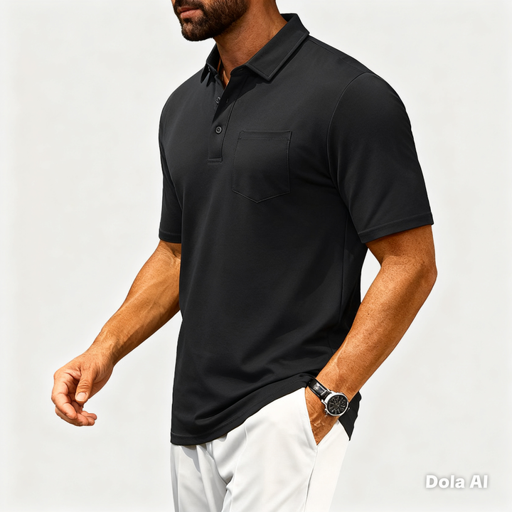Men’s Short Sleeve Button Placket Shirt