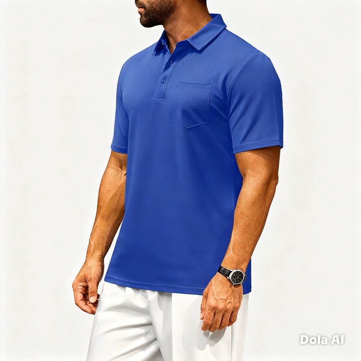 Men’s Short Sleeve Button Placket Shirt