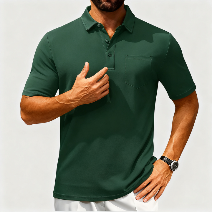 Men’s Short Sleeve Button Placket Shirt