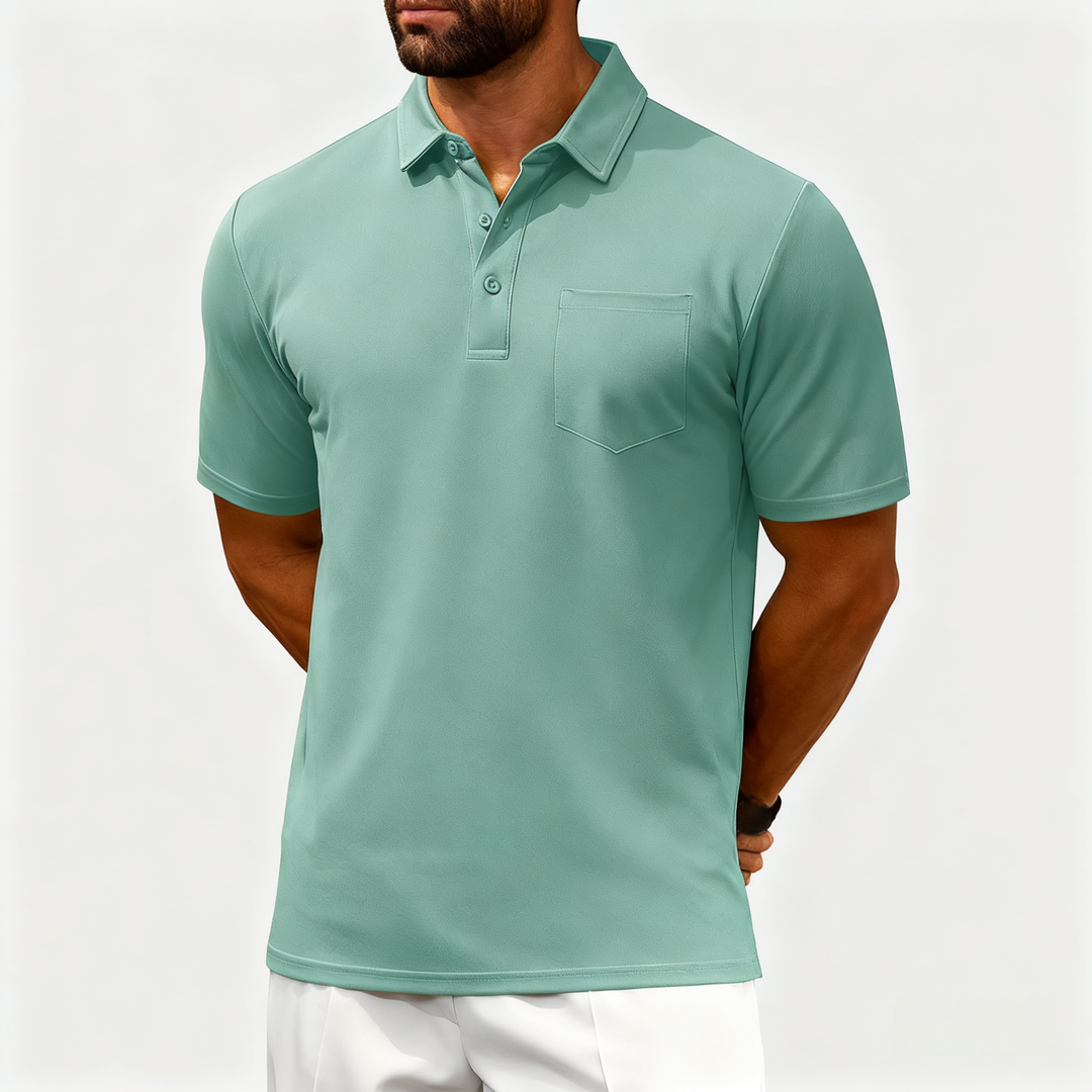 Men’s Short Sleeve Button Placket Shirt