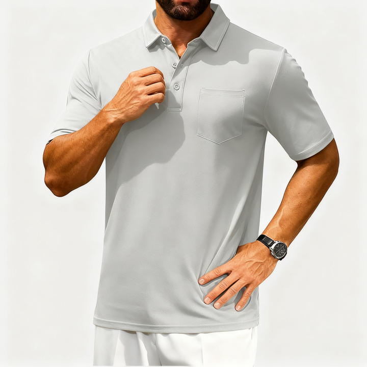 Men’s Short Sleeve Button Placket Shirt