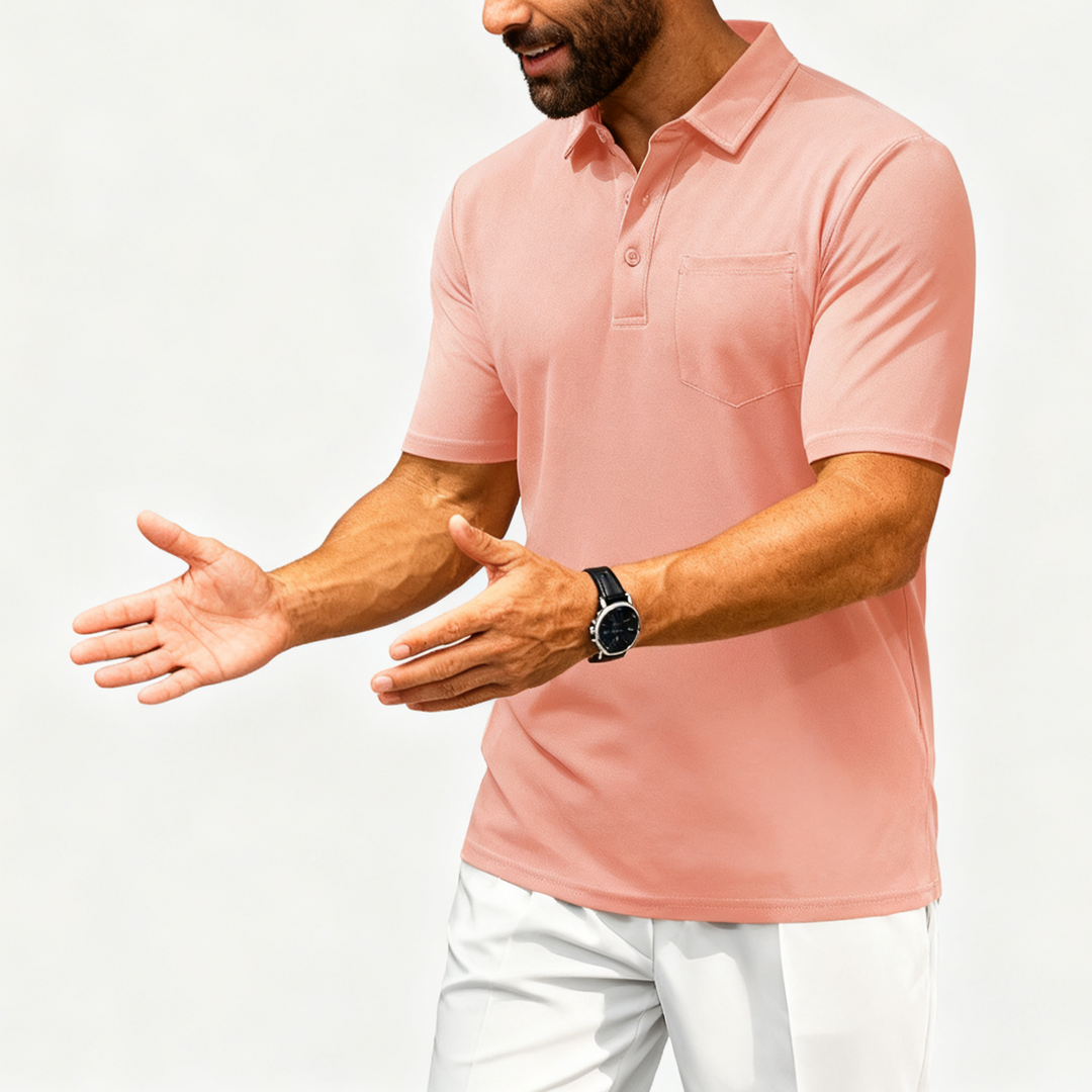 Men’s Short Sleeve Button Placket Shirt