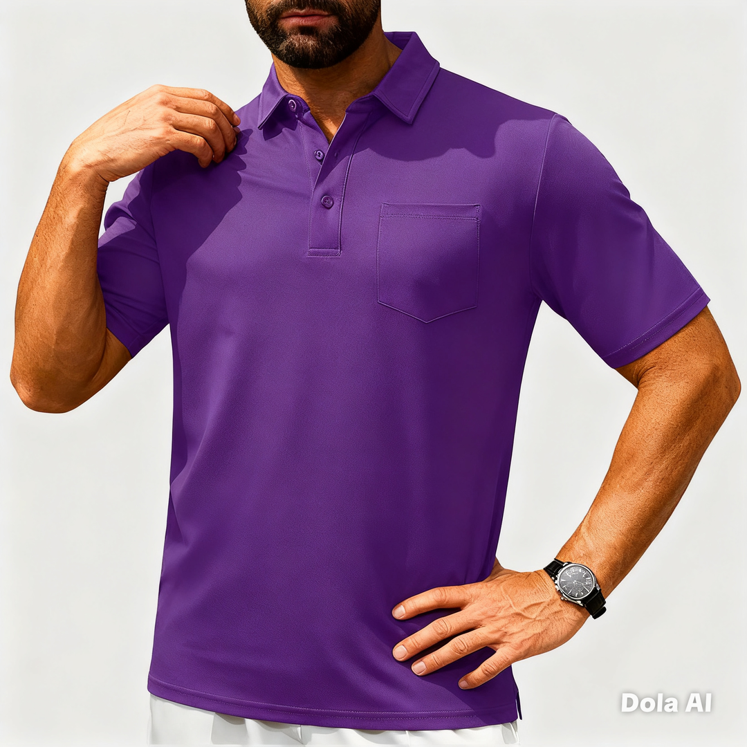 Men’s Short Sleeve Button Placket Shirt