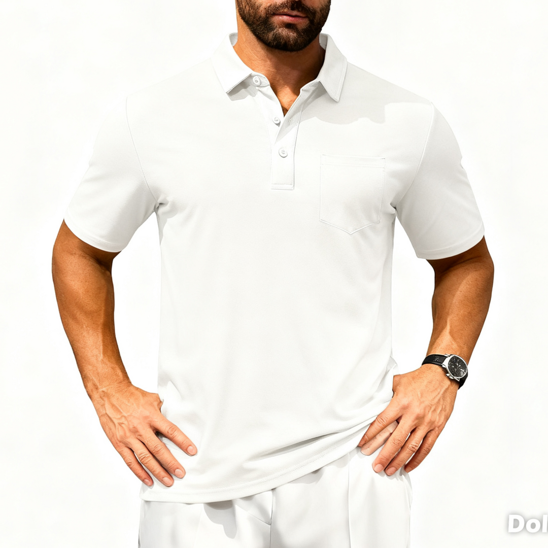 Men’s Short Sleeve Button Placket Shirt