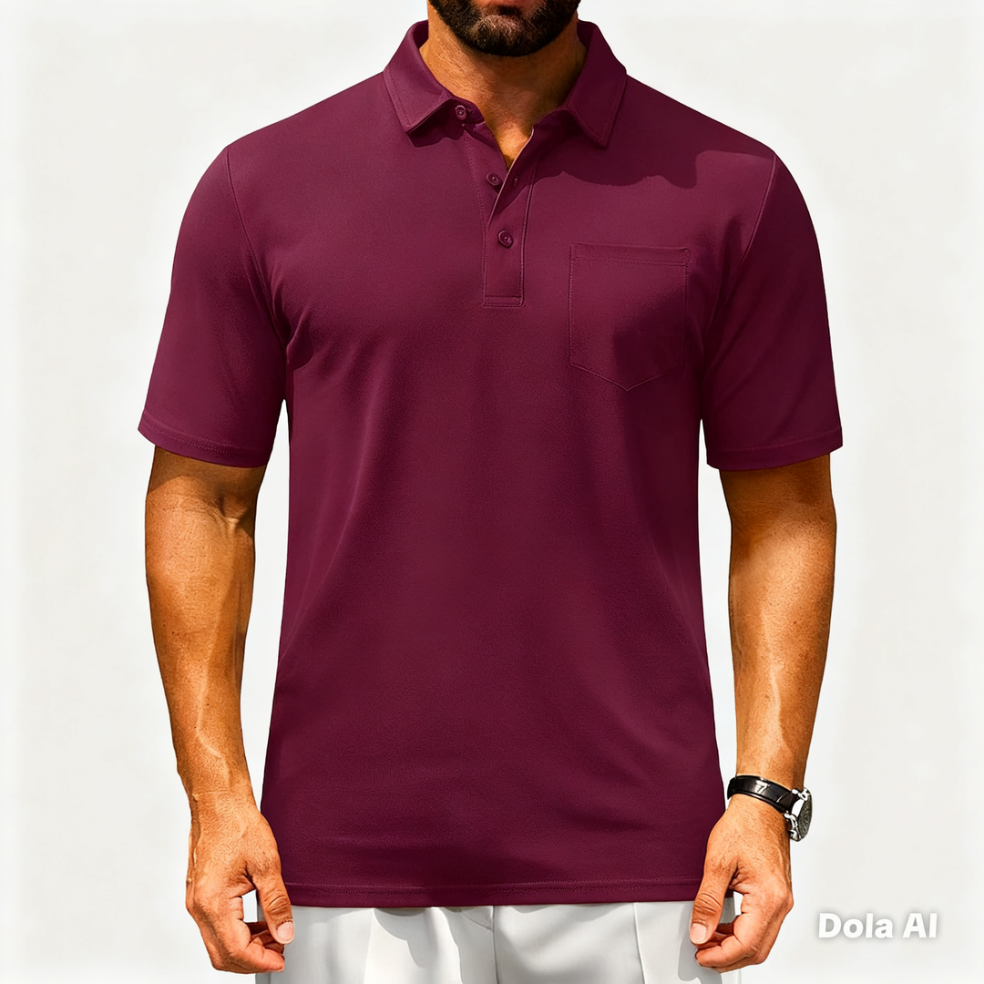 Men’s Short Sleeve Button Placket Shirt