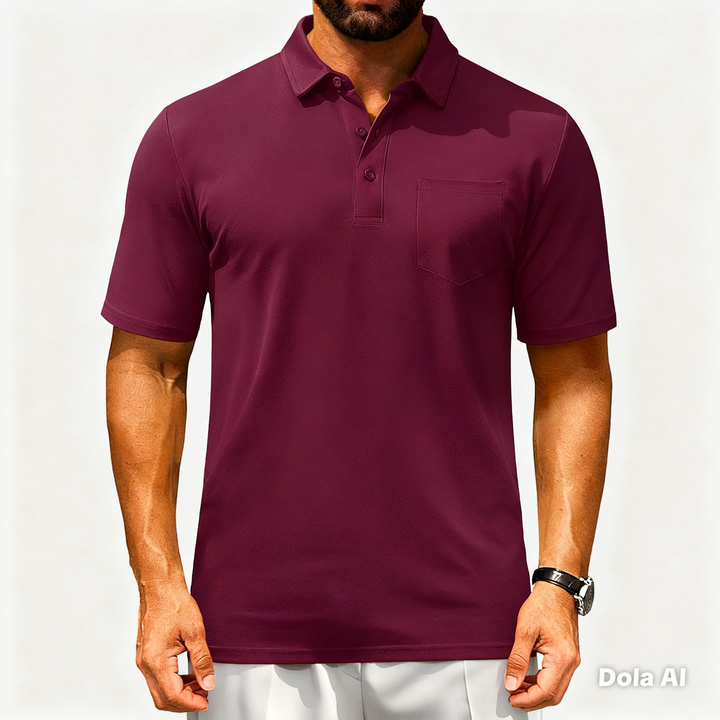 Men’s Short Sleeve Button Placket Shirt