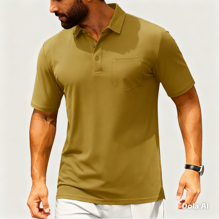 Men’s Short Sleeve Button Placket Shirt