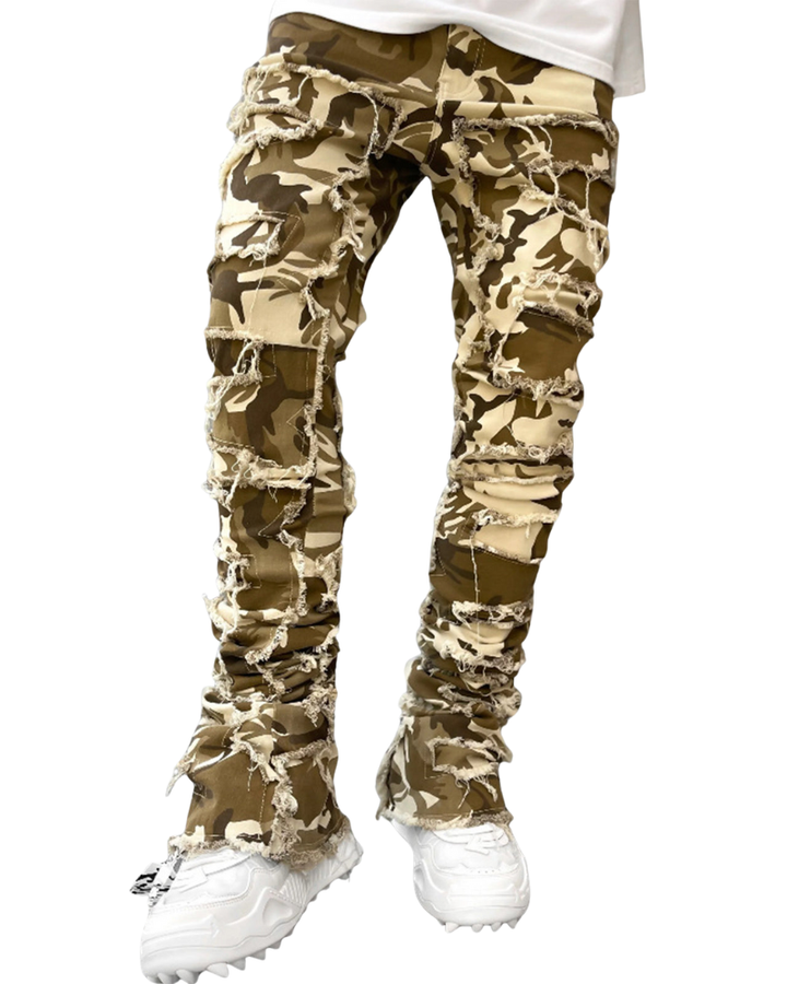 Men’s Tassel Trim Slim Fit Pants
