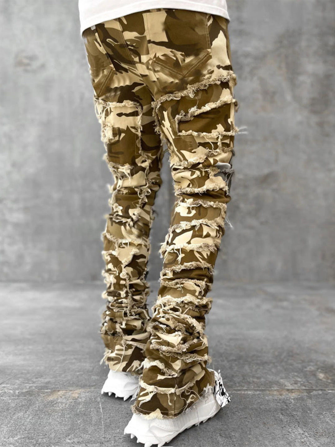 Men’s Tassel Trim Slim Fit Pants