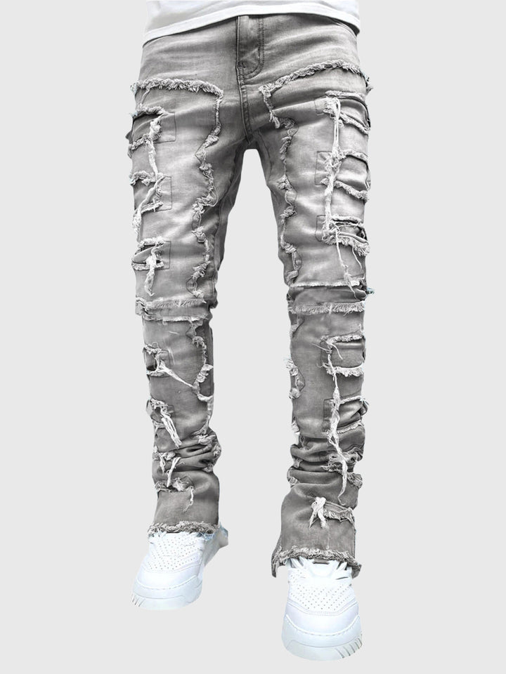 Men’s Tassel Trim Slim Fit Pants